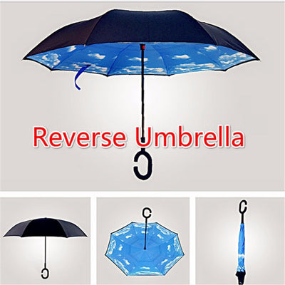Double Layer Reverse Windproof Umbrella - ShopBrandz