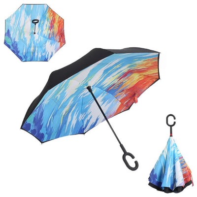 Double Layer Reverse Windproof Umbrella - ShopBrandz
